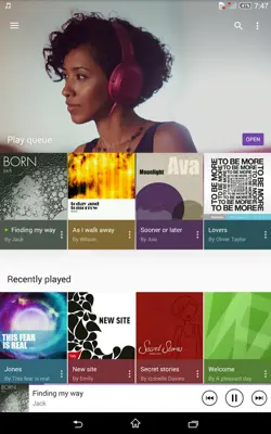 Sony Mobile Music android App screenshot 0