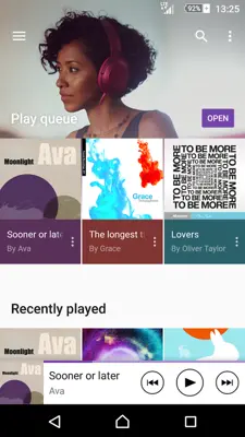 Sony Mobile Music android App screenshot 5